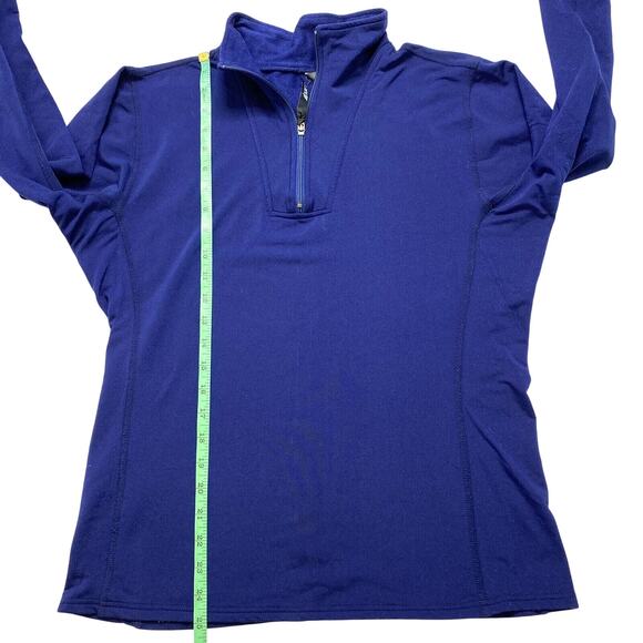 MOUNTAIN EQUIPMENT CO-OP Navy Blue Mens Midlayer Long Sleeve Shirt Medium Nylon - Picture 7 of 8